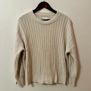 Aerie Women’s Chunky Crew Neck Sweater Oversized Size Small